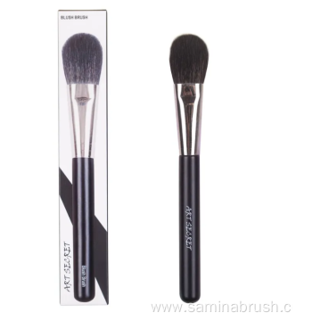 Angled powder brush blush brush